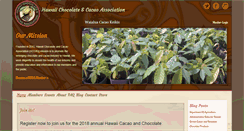 Desktop Screenshot of hawaiichocolate.org