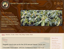 Tablet Screenshot of hawaiichocolate.org